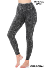 Load image into Gallery viewer, From the Earth Mineral Wash Leggings in Charcoal
