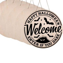 Load image into Gallery viewer, Halloween Welome sign
