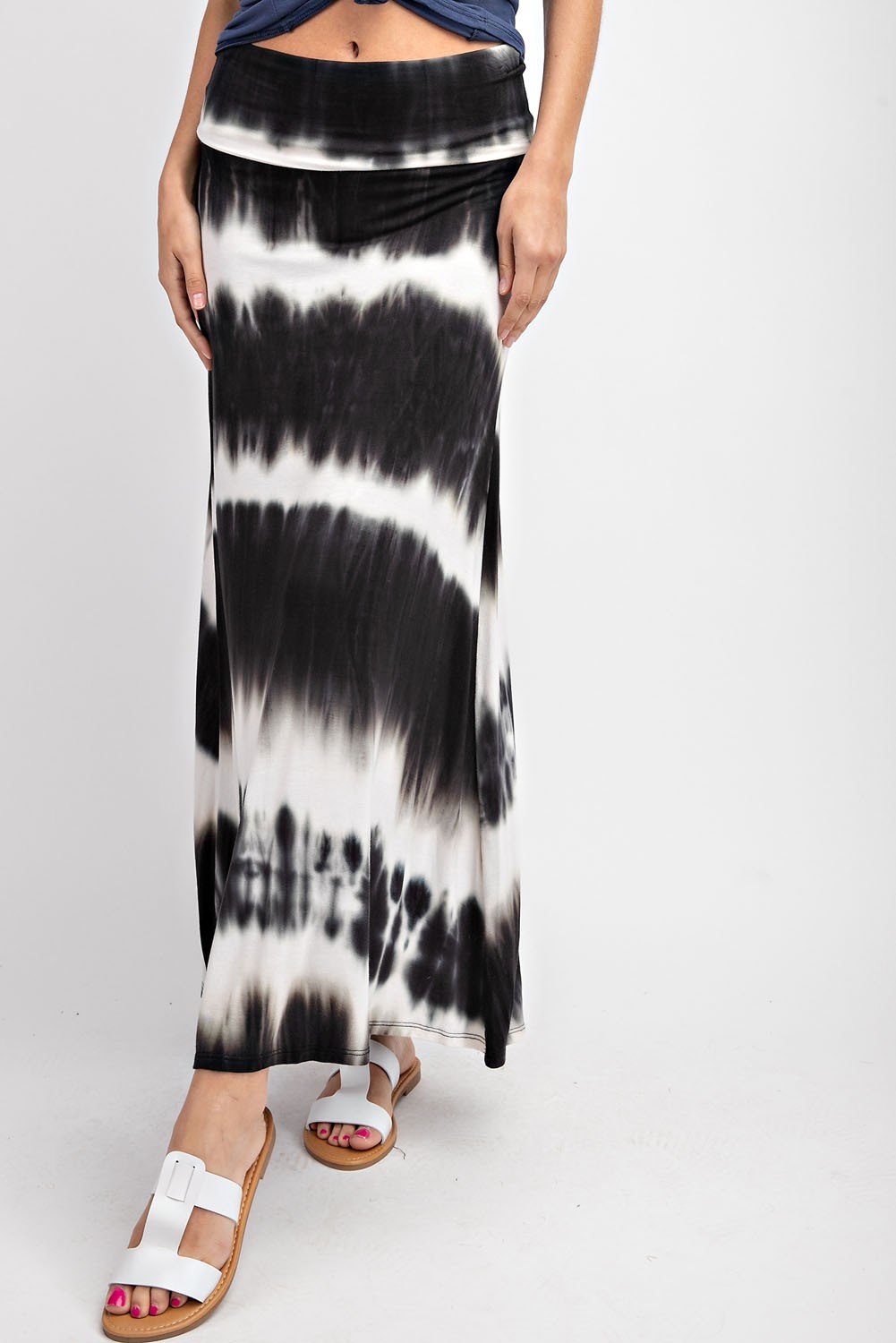On The Move Tie Dye Maxi Skirt