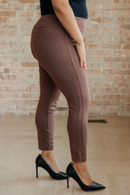 Load image into Gallery viewer, Magic Ankle Crop Skinny Pants in Dark Brown
