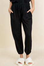 Load image into Gallery viewer, Warm for the Winter Lounge Pants in Black
