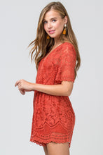 Load image into Gallery viewer, Elegant in Lace Romper
