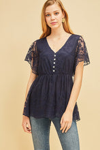 Load image into Gallery viewer, A Navy Daze Top
