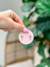 Load image into Gallery viewer, PREORDER: Cross Stud Earrings
