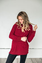 Load image into Gallery viewer, womens-clothes-lets-cuddle-popcorn-sweater-burgundy
