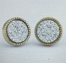Load image into Gallery viewer, My Style Druzy Earrings in Silver
