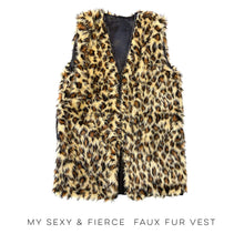 Load image into Gallery viewer, My Sexy &amp; Fierce Faux Fur Vest

