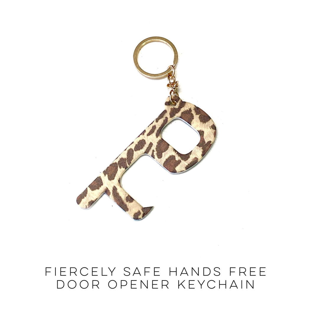 Fiercely Safe Hands Free Door Opener Keychain