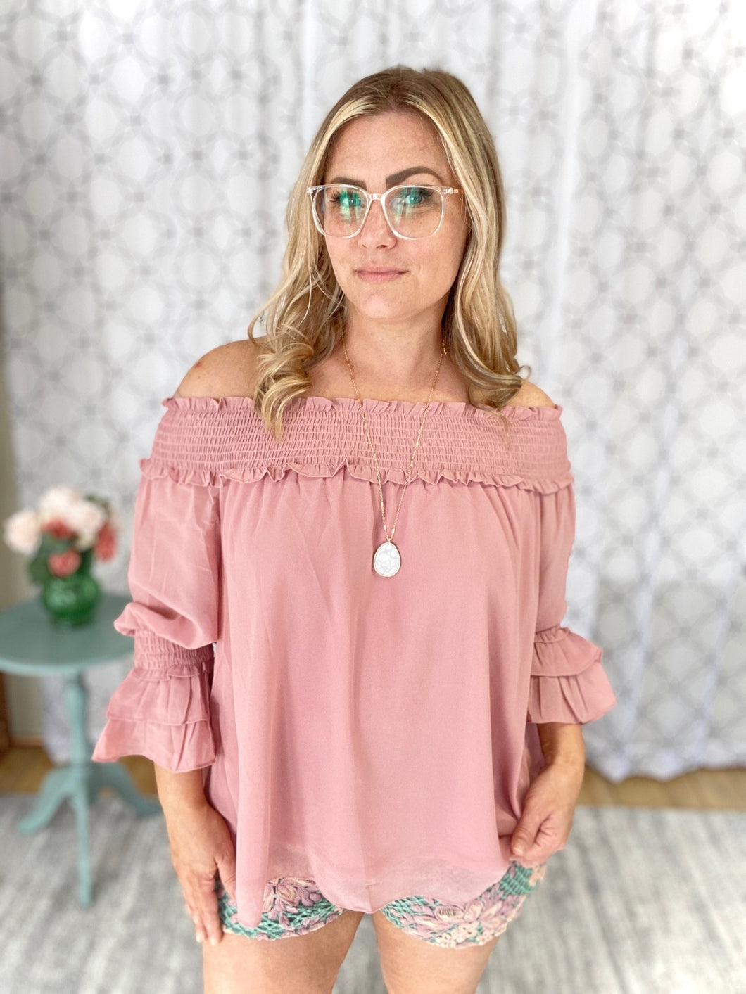 Peaceful Relaxation Top in Blush