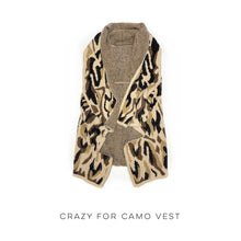 Load image into Gallery viewer, Crazy for Camo Vest
