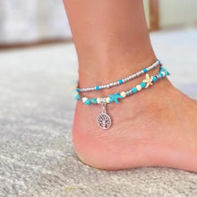 Load image into Gallery viewer, My Tree of Life Ocean Breeze Anklet
