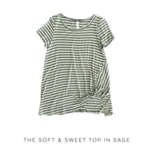 Load image into Gallery viewer, The Soft &amp; Sweet Top in Sage
