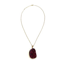 Load image into Gallery viewer, Styled With Druzy Necklace in Red
