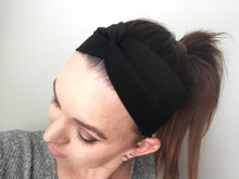 Load image into Gallery viewer, Solid Black Headband - wholesale

