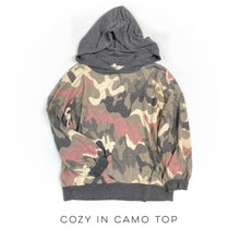 Load image into Gallery viewer, Cozy in Camo Hoodie
