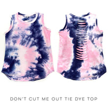 Load image into Gallery viewer, Don&#39;t Cut Me Out Tie Dye Top
