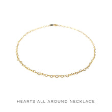 Load image into Gallery viewer, Hearts All Around Necklace
