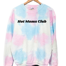 Load image into Gallery viewer, Tie dye hot moms club corded sweatshirt
