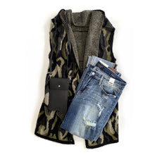 Load image into Gallery viewer, Crazy for Camo Vest in Black
