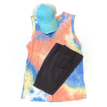 Load image into Gallery viewer, Sweetly Tie Dyed Tank in Coral
