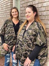 Load image into Gallery viewer, Cloaked in Camo Cardigan
