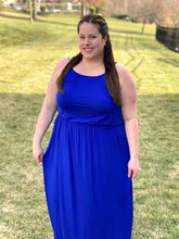 Load image into Gallery viewer, Simply Beautiful Maxi Dress in Blue
