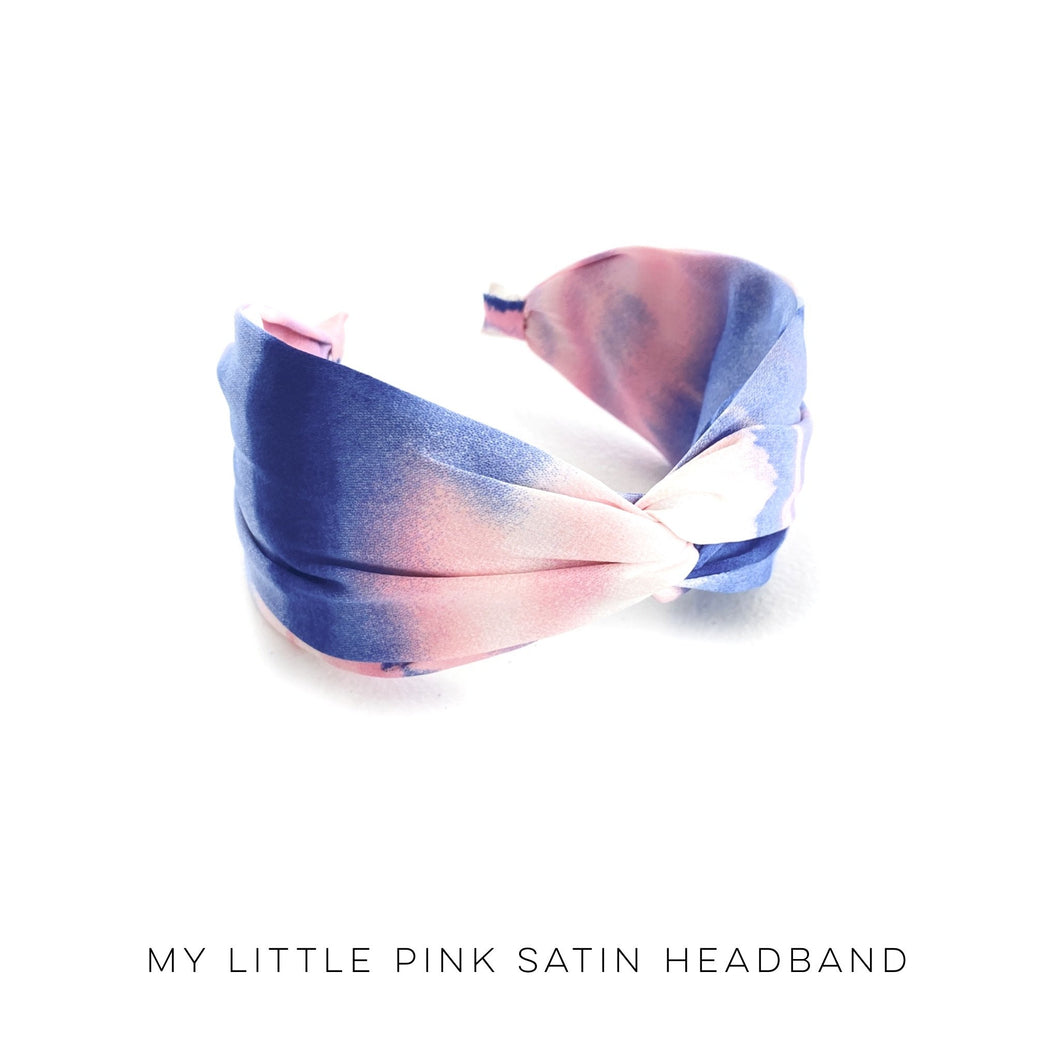 My Little Pink Satin Headband