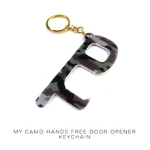 Load image into Gallery viewer, My Camo Hands Free Door Opener Keychain
