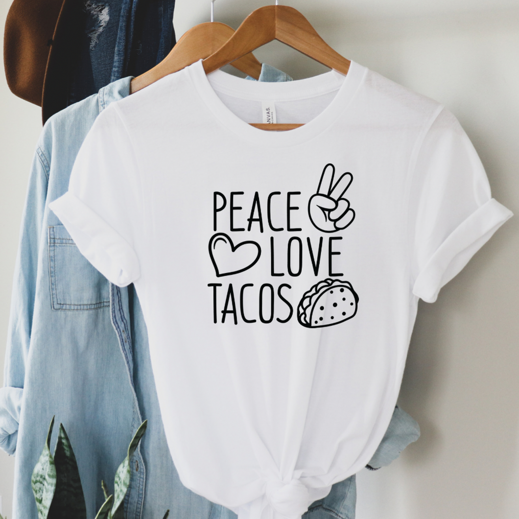 Peace love tacos