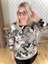 Load image into Gallery viewer, Classic in Camo Dolman Top
