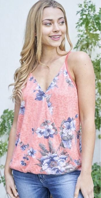 The Coral Floral Tank