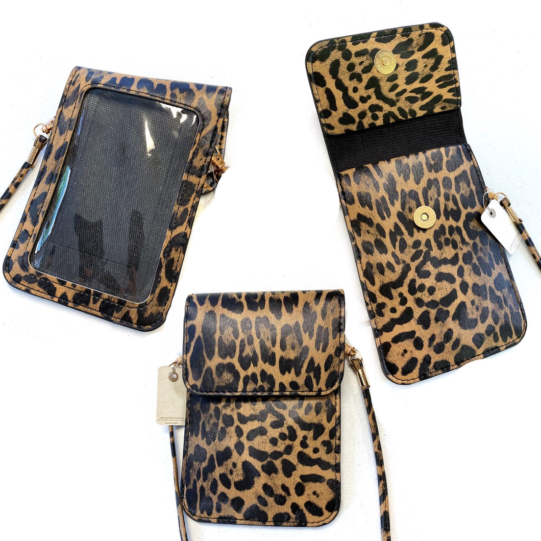 In the Jungle Cross Body Cell Phone Bag