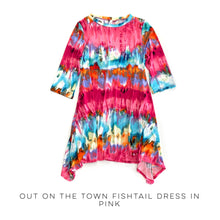 Load image into Gallery viewer, Out on the Town Fishtail Dress in Pink
