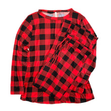 Load image into Gallery viewer, Just For You Plaid Lounge Top
