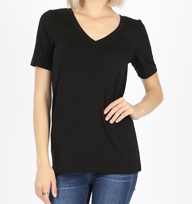Into the Basic Tee in Black