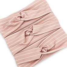 Load image into Gallery viewer, Dusty Pink Stripe Headband
