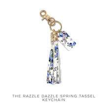 Load image into Gallery viewer, The Razzle Dazzle Spring Tassel Keychain
