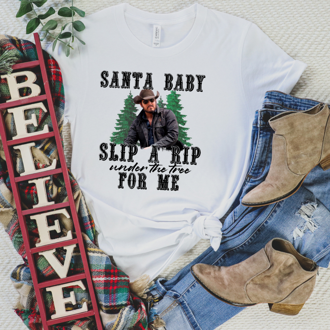 Santa baby slip a rip