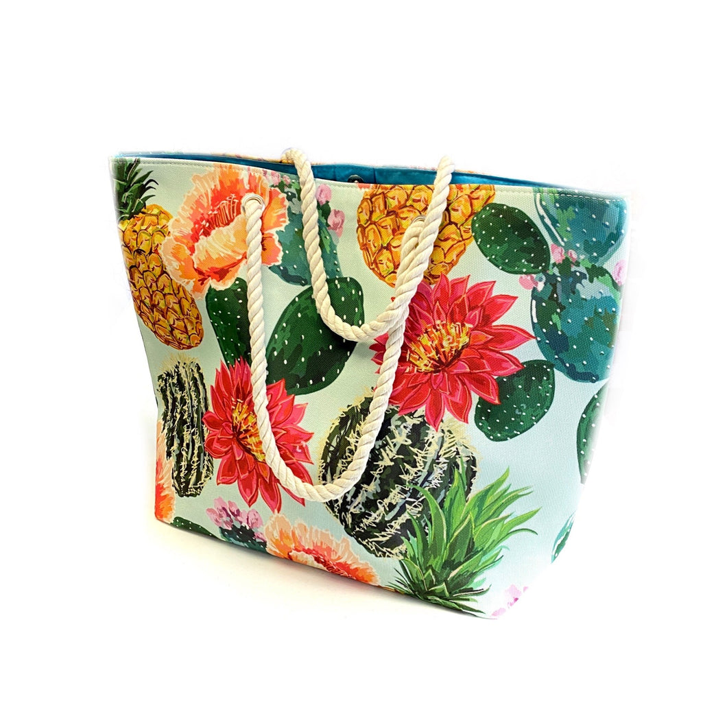 A Watercolor Cactus Shoulder Bag