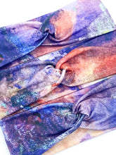 Load image into Gallery viewer, Purple Splatter Tie Dye Headband
