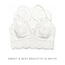 Load image into Gallery viewer, Sweet &amp; Sexy Bralette in Ivory
