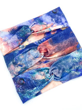 Load image into Gallery viewer, Blue Splatter Tie Dye Headband
