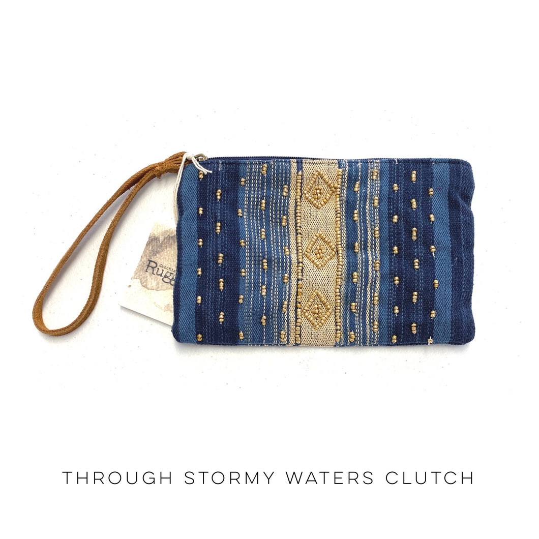 Through Stormy Waters Clutch