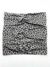 Load image into Gallery viewer, Charcoal Leopard Headband
