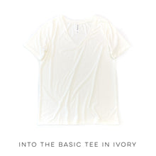 Load image into Gallery viewer, Into the Basic Tee in Ivory
