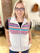 Load image into Gallery viewer, The Perfect Serape Sherpa Vest
