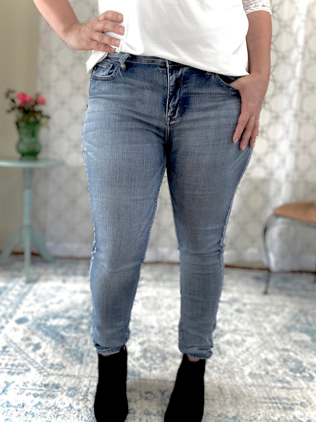Calm & Collected Judy Blue Skinny Jeans