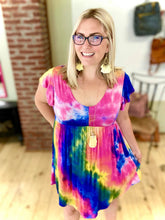 Load image into Gallery viewer, My Time To Shine Tie Dye Dress

