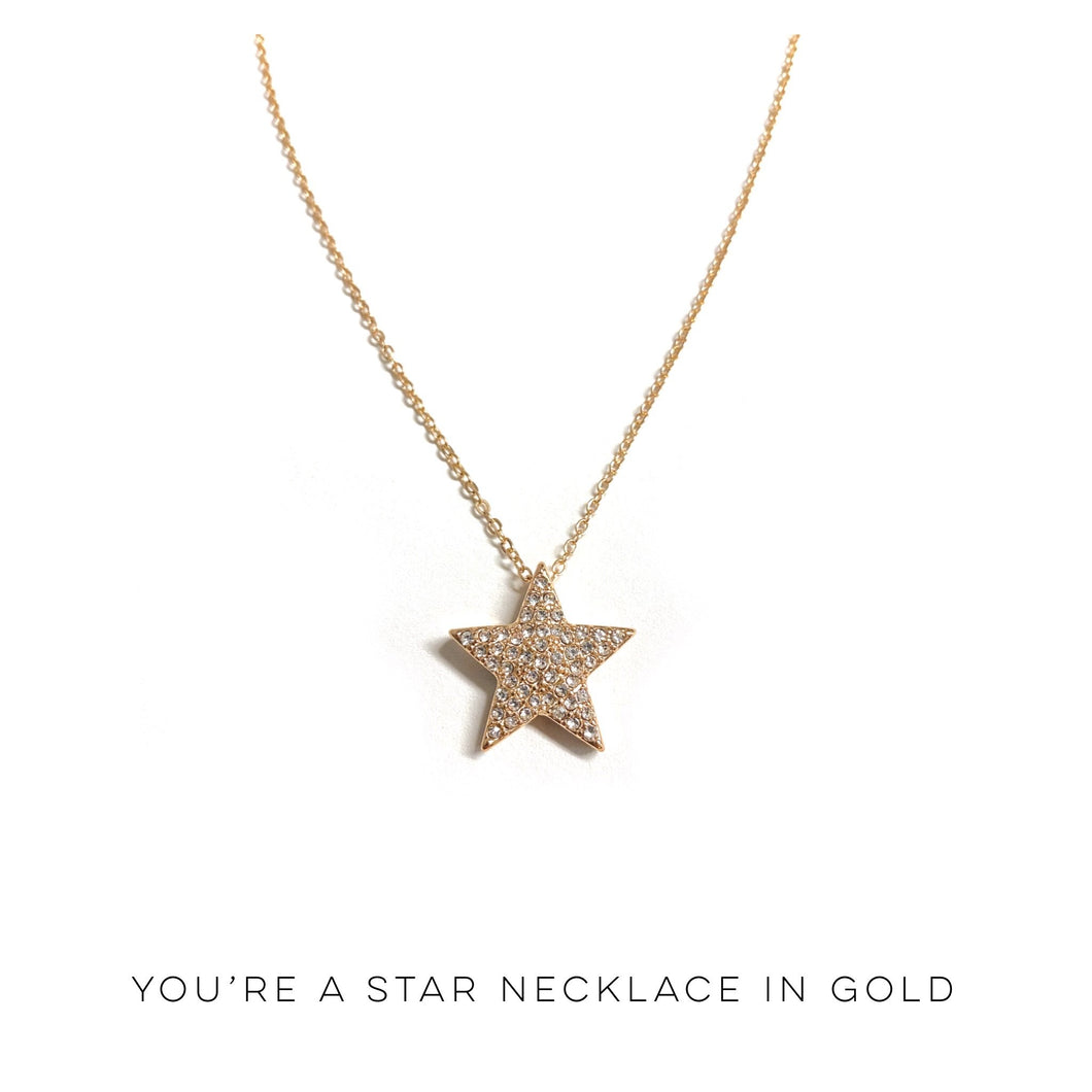 You're a Star Necklace in Gold