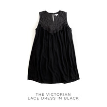 Load image into Gallery viewer, The Victorian Lace Dress in Black
